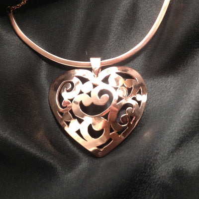 Copper Heart Necklace