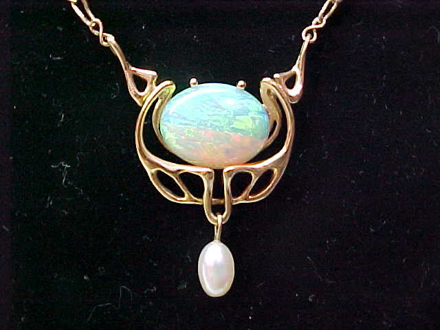 Opal necklace